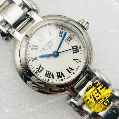 (VSF) Best Replica Longines PrimaLuna Watch Stainless Steel Roman Dial